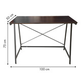 Bureau - bruin - 100 x 75 x 50 cm - basic