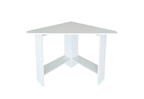 Hoekbureau - houten bureau - 102x72x74 cm - wit