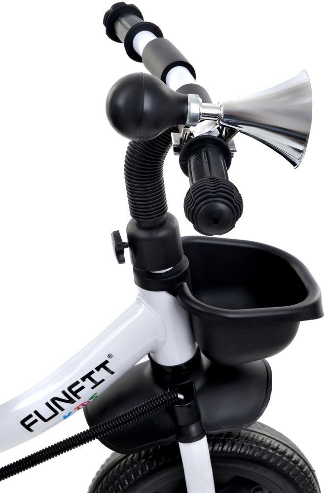 Driewieler - fiets - met duwstang en zonnekap - blauw