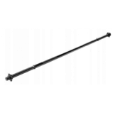 Halterstang - 25 mm - recht - met schroefklem - 120 cm