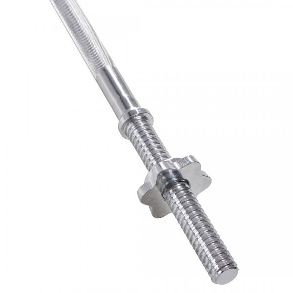 Halterstang - 25 mm - recht - met schroefklem - 120 cm