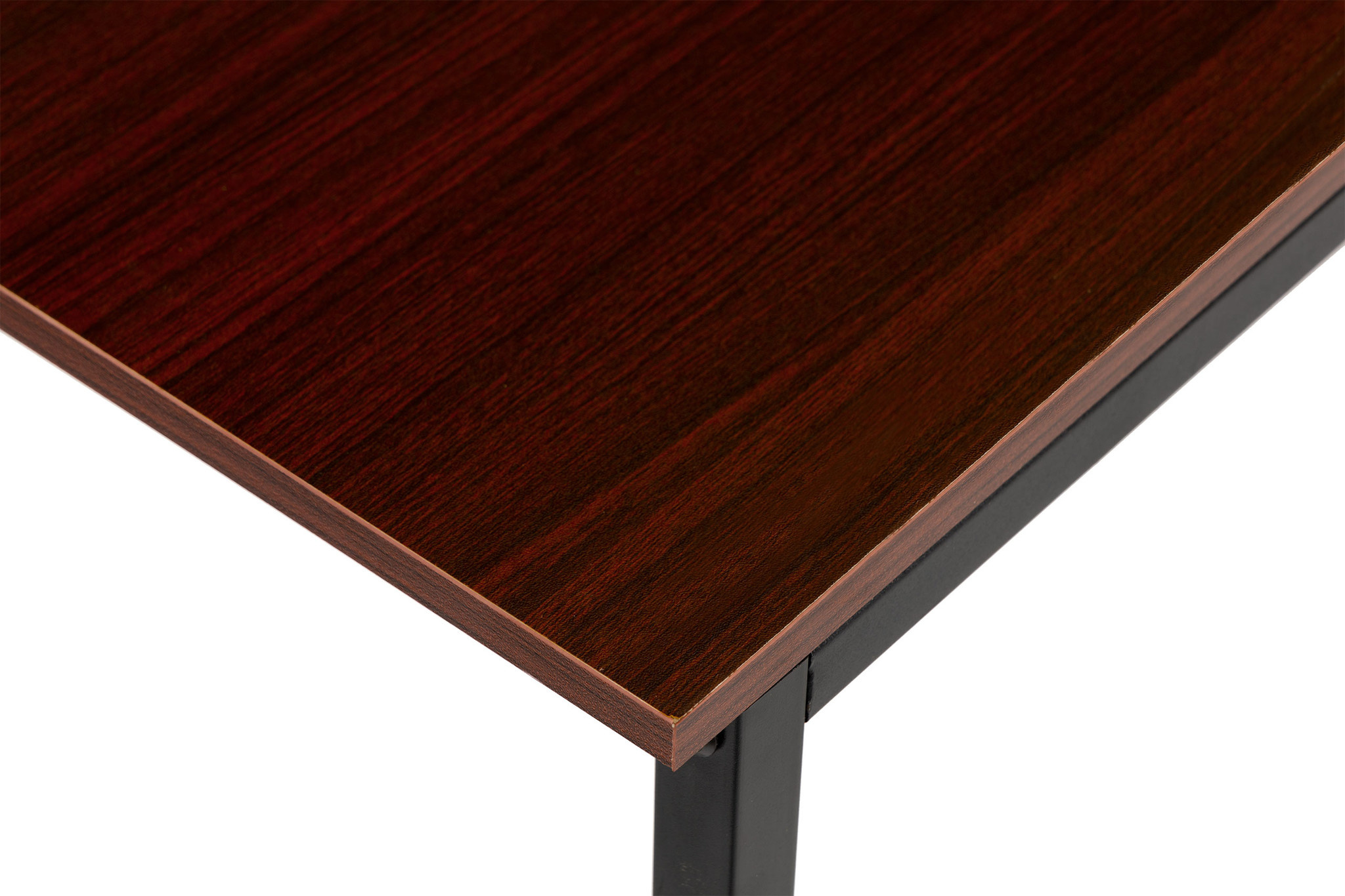 Bureau - met schappen - 120x64x120 cm - eiken-staal