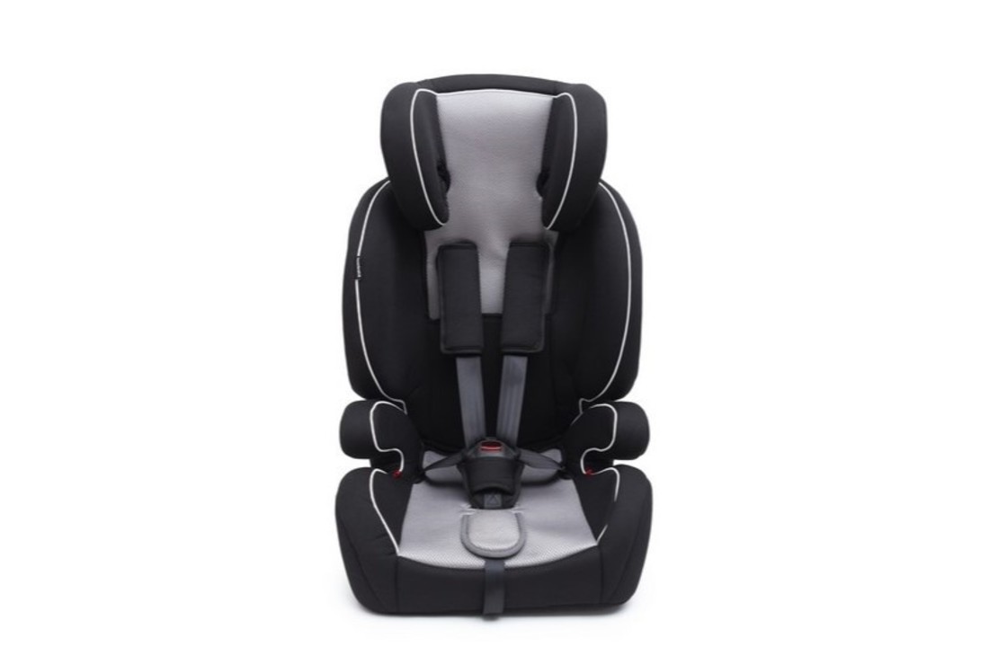 Autostoel kind met armleuningen 9 – 36 kg – Grijs