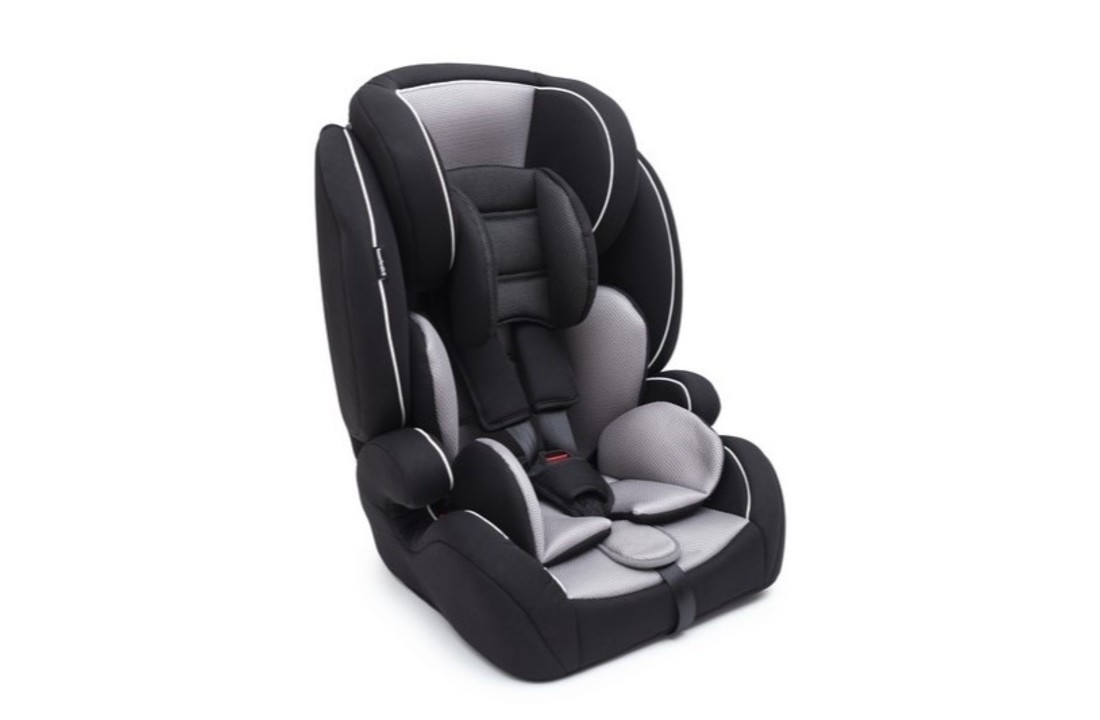 Autostoel kind met armleuningen 9 – 36 kg – Grijs