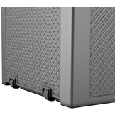 Opbergbox tuinkussen - 280L - grafiet - Kussenbox