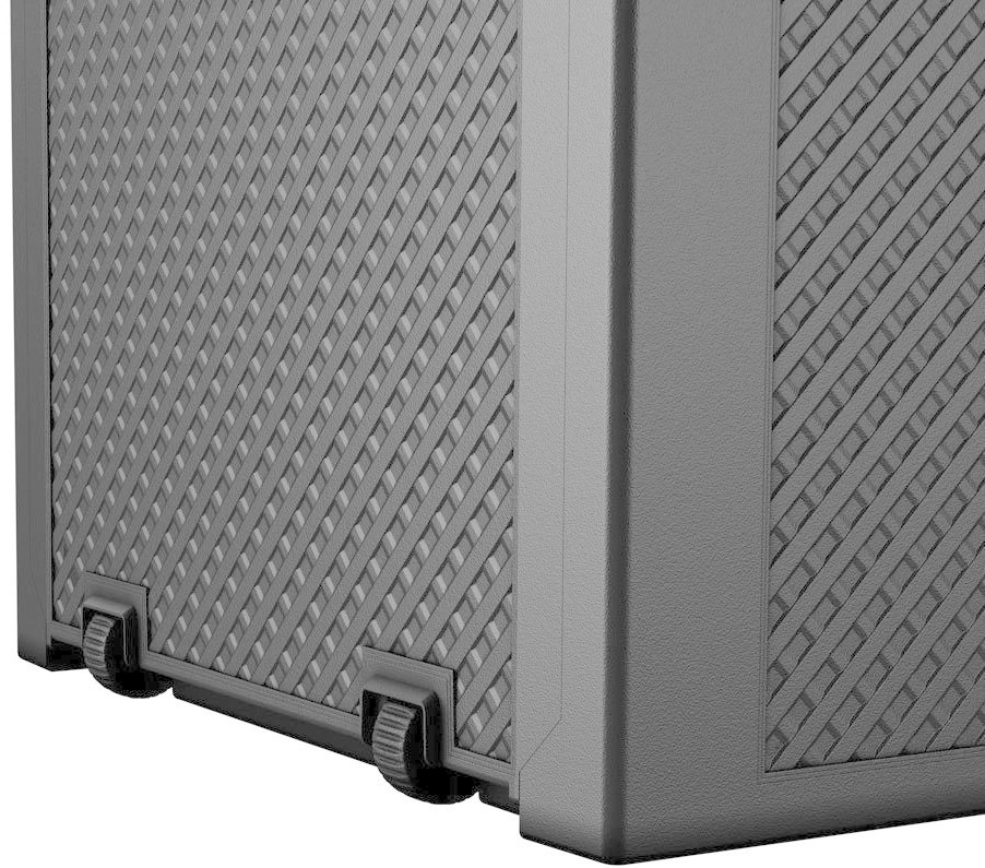 Opbergbox tuinkussen - 280L - grafiet - Kussenbox