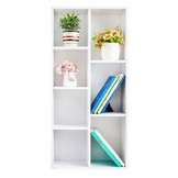 Boekenkast - Vakkenkast - wit - 7 schappen - 50x24x106 cm
