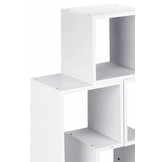 Modulaire kast - Vakkenkast - wit - 63x25x80 cm - Boekenkast