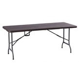 Campingtafel - Klaptafel - 180x75x72 cm - bruin