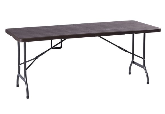 Campingtafel - Klaptafel - 180x75x72 cm - bruin