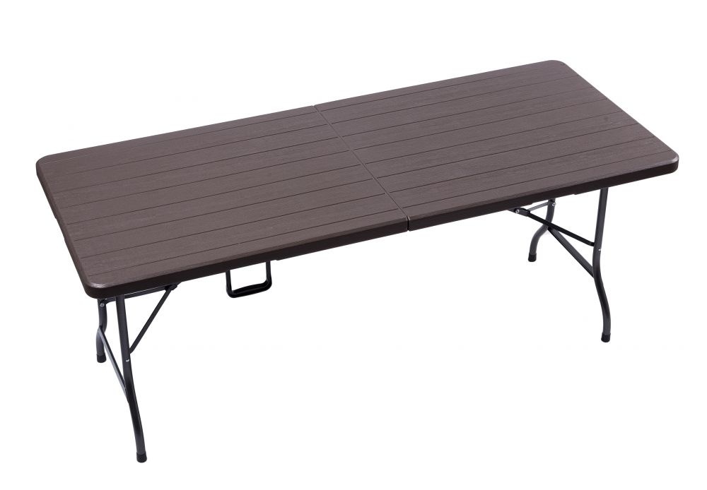Campingtafel - Klaptafel - 180x75x72 cm - bruin