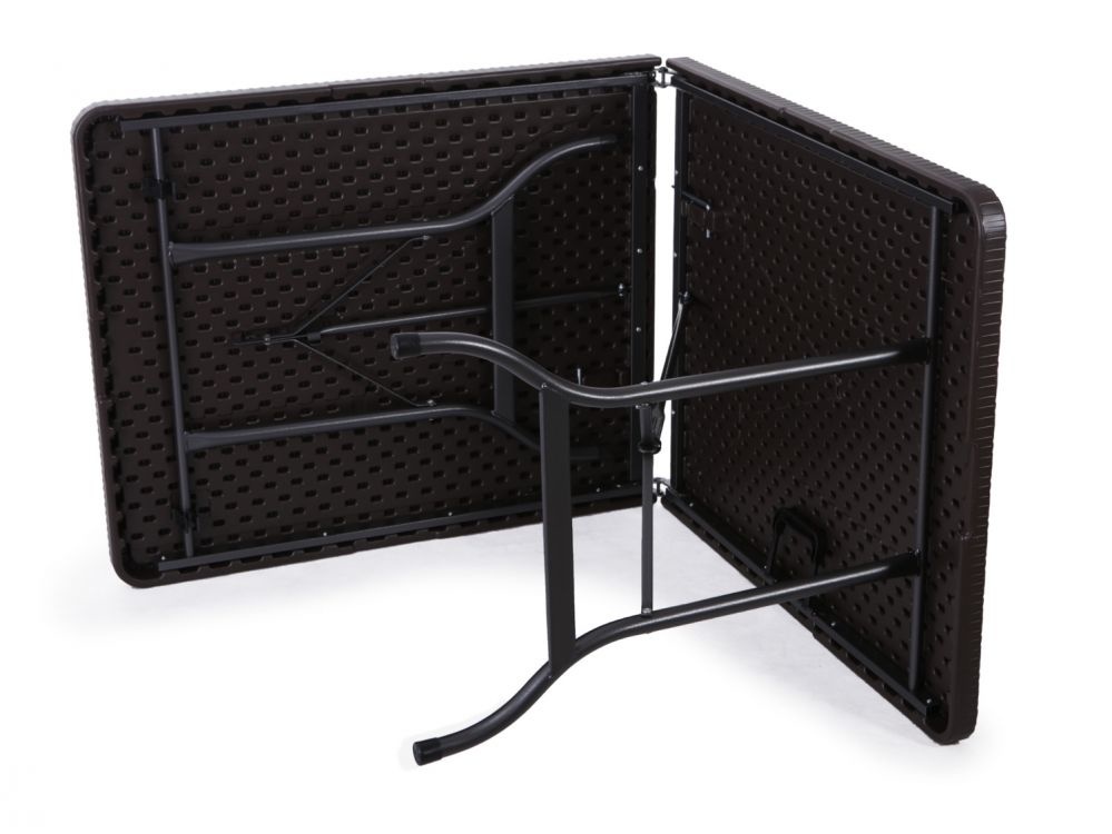 Campingtafel - Klaptafel - 180x75x72 cm - bruin