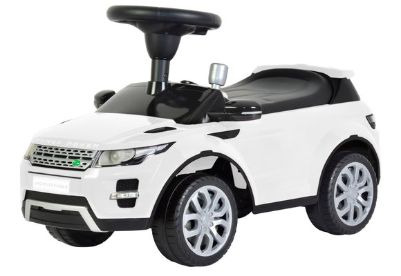 Loopauto - Land Rover - 67 x 29 x 37 cm - wit