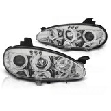 Koplampen dual halo rims MAZDA MX5 01-05 ANGEL EYES CHROOM