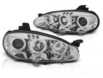 Koplampen dual halo rims MAZDA MX5 01-05 ANGEL EYES CHROOM