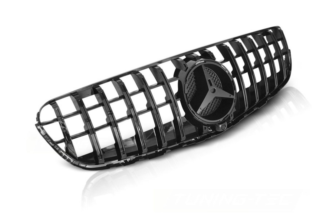 Grill geschikt voor MERCEDES GLC W253 vanaf 2015 GT-R ZWART