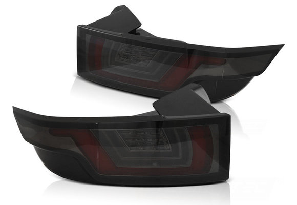 Achterlichten LAND ROVER RANGE ROVER EVOQUE 11-18 SMOKE ZWART LED
