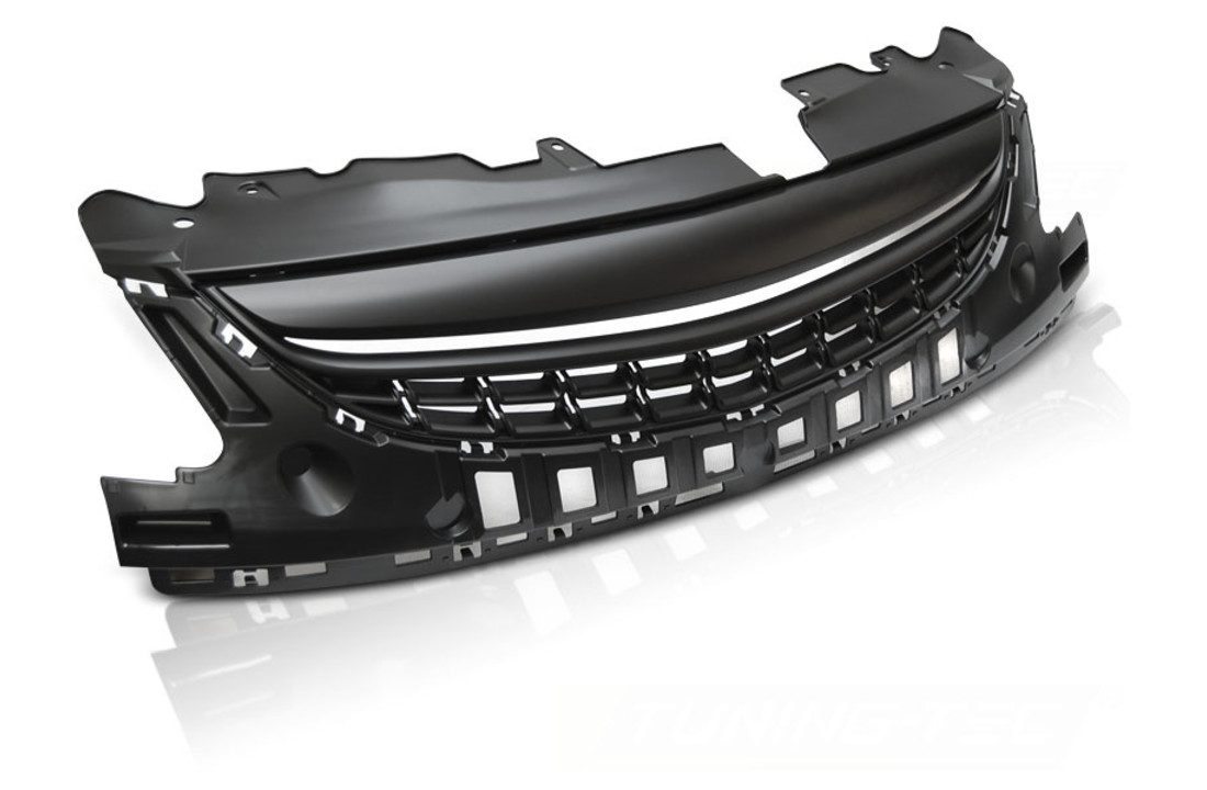 Grill geschikt voor OPEL CORSA D 11-14 MAT ZWART