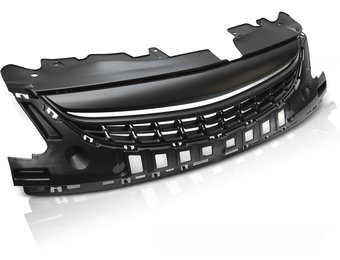 Grill OPEL CORSA D 11-14 MAT ZWART