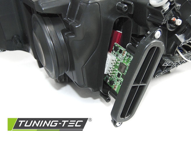 Koplampen dagrijlicht BMW F30/F31 10 11 - 05 15 ANGEL EYES LED ZWART