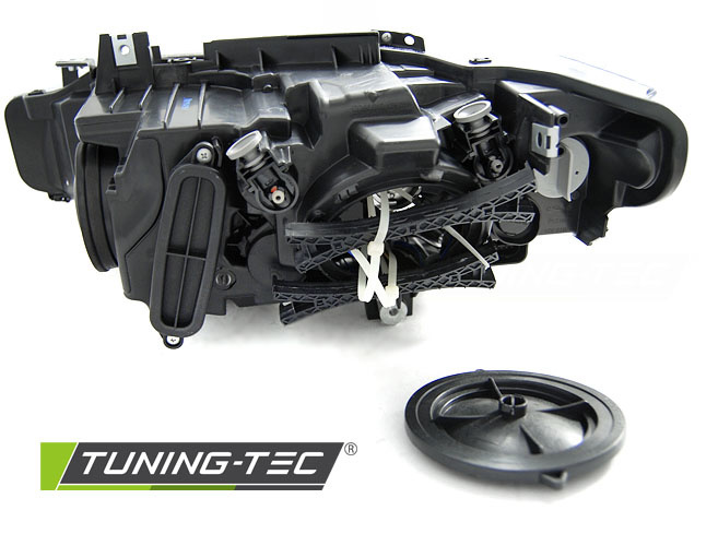 Koplampen dagrijlicht geschikt voor BMW F30/F31 10 11 - 05 15 ANGEL EYES LED ZWART