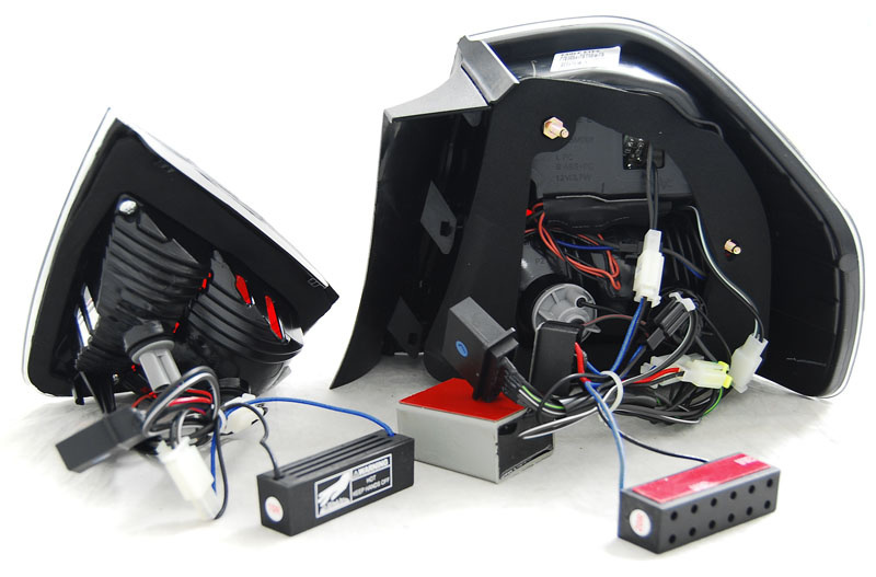 Achterlichten BMW E90 hatchback 03 05-08 08 SMOKE LED strip