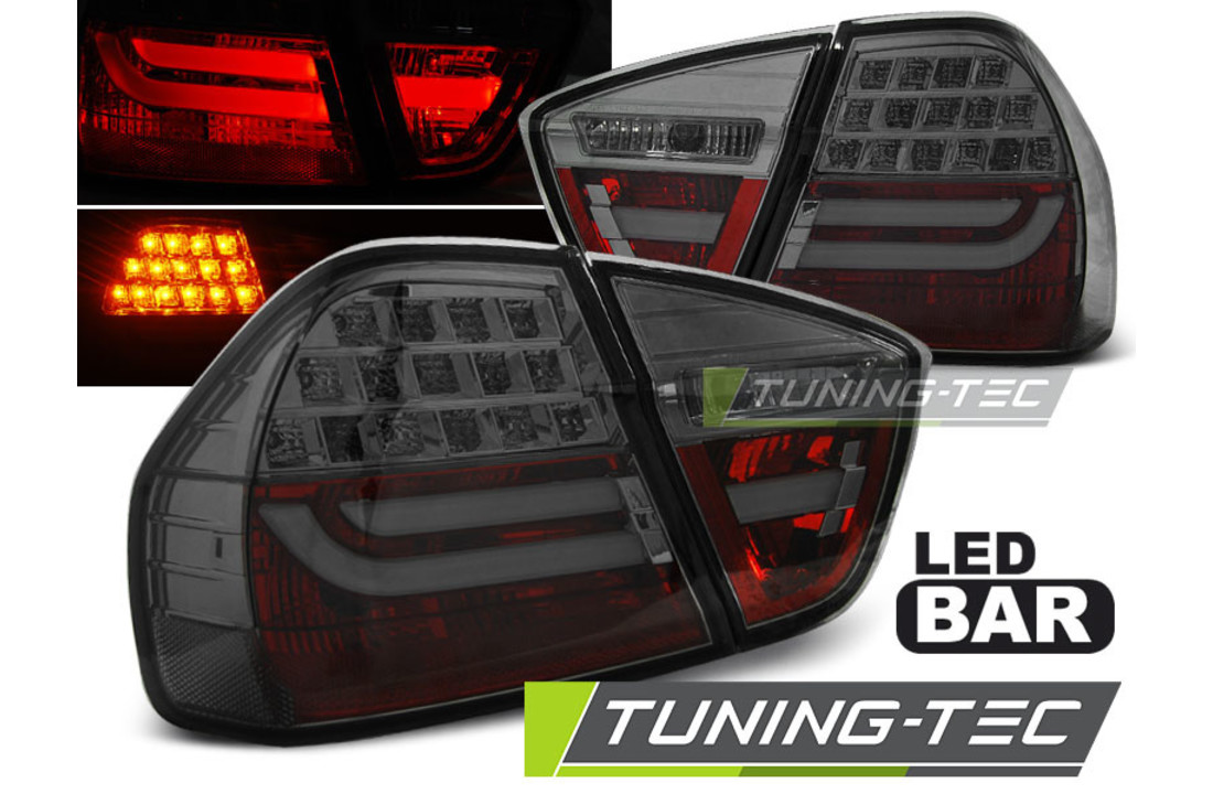 Achterlichten geschikt voor BMW E90 hatchback 03 05-08 08 SMOKE LED strip