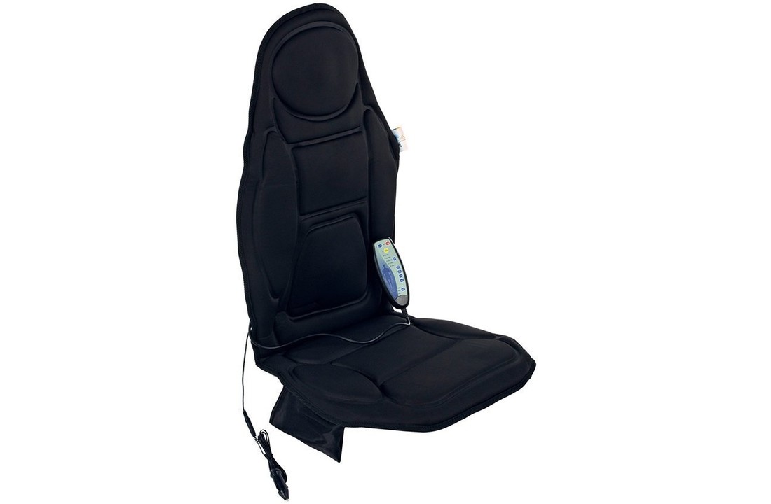 Massagestoel auto - met verwarming en afstandsbediening