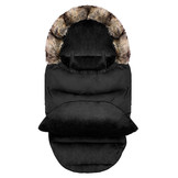 Voetenzak kinderwagen - Buggy - waterdicht - zwart - goud