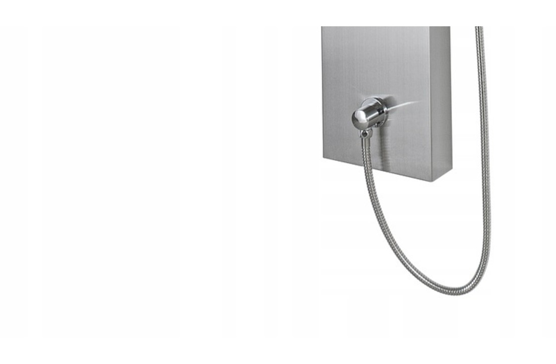 Douchepaneel RVS - met Regendouche - massage - hydrojets - waterval - 22cm