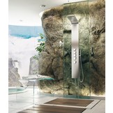 Douchepaneel RVS - met Regendouche - massage - hydrojets - waterval - LED