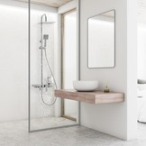 Doucheset - met Regendouche 25 cm - Vierkant - Chroom