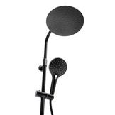 Doucheset - met Douchemengkraan - en Regendouche - Zwart