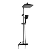 Doucheset - met Douchekraan - en Regendouche 23cm - Zwart