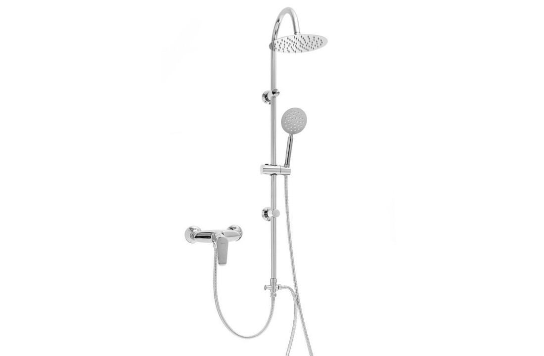 Doucheset - met Douchekraan - en Regendouche 20cm - Chroom