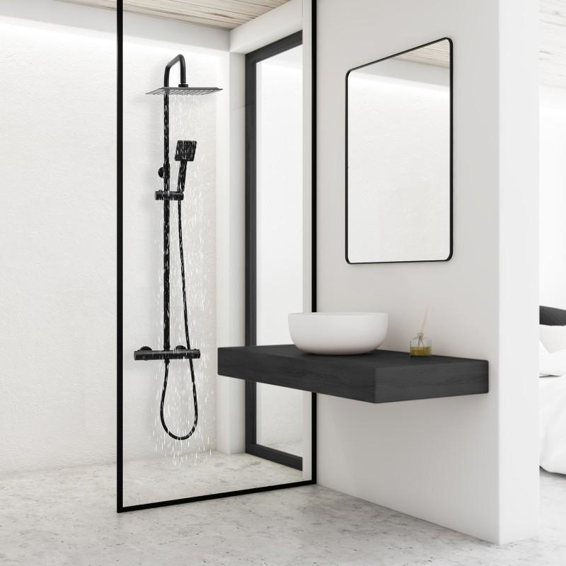 Doucheset - met Regendouche 25cm - en Thermostaatkraan