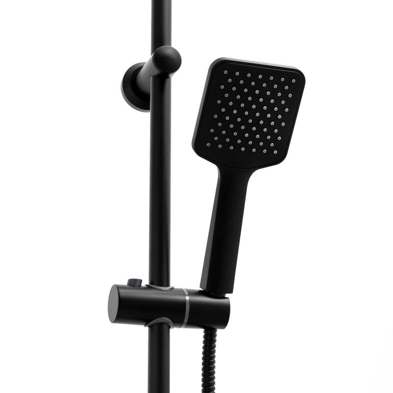 Doucheset - met Douchekraan - en Regendouche 23cm - Zwart