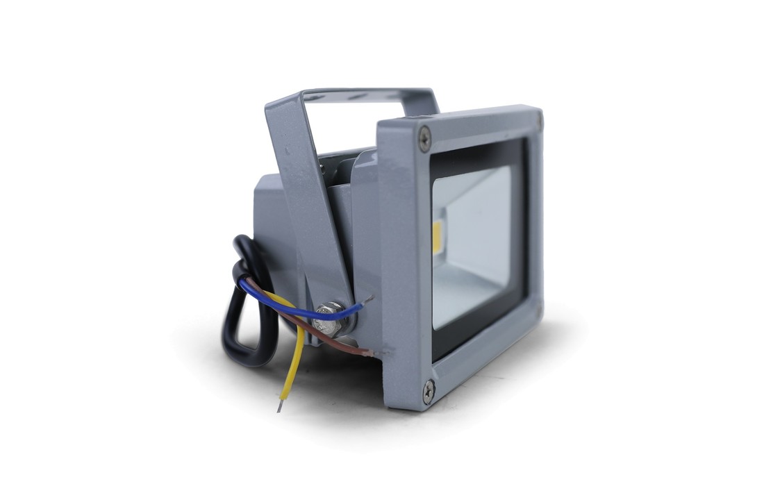 Buitenlamp LED zilvergrijs - 10st - IP65 behuizing 10W-3000K