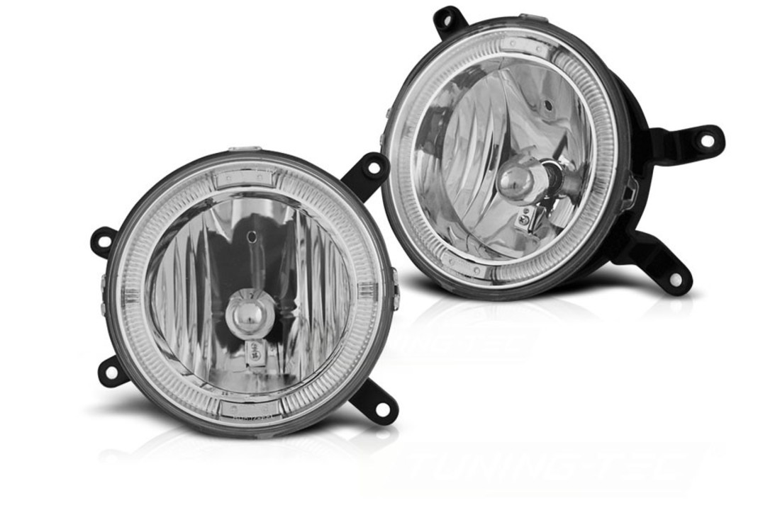 Mistlampen geschikt voor FORD MUSTANG 04-09 ANGEL EYES CHROOM