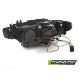 Koplampen BMW F30/F31 10 11 - 05 15 ANGEL EYES LED ZWART DRL dagrijlicht