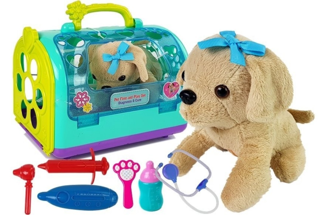Dierenarts speel set met pluche hond – Interactief