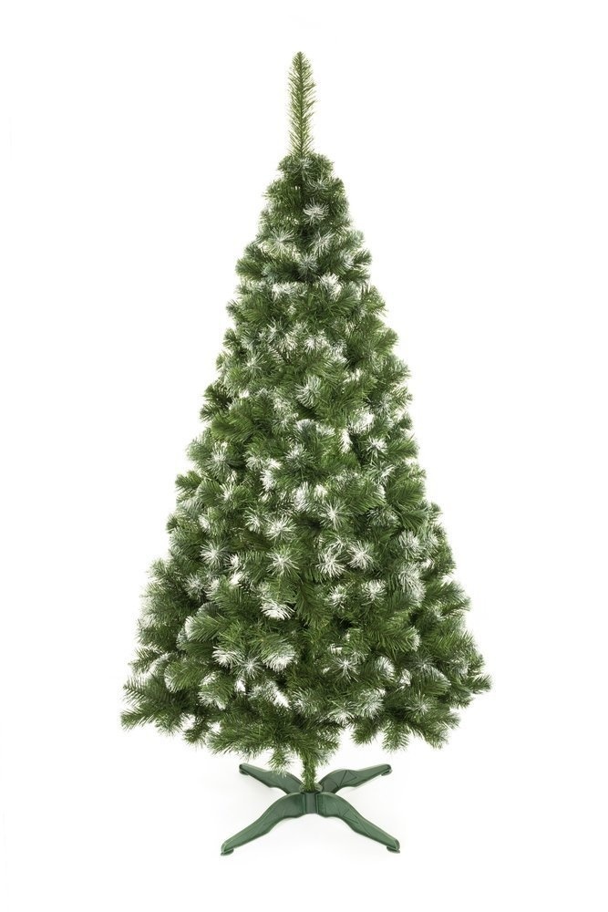 Kunstkerstboom - 220cm - Spar - met sneeuw - groen