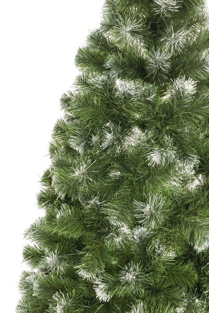 Kunstkerstboom - 220cm - Spar - met sneeuw - groen