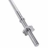 Halterstang voor gewichten - 120 cm - 25 mm - recht