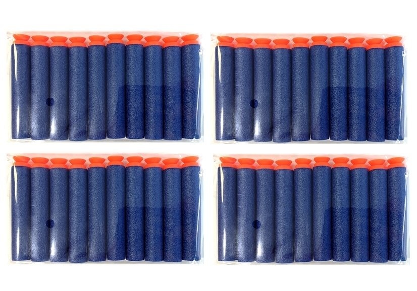 Blaze Storm - NURF speelgoed geweer - 66,5 cm - 40 patronen - rood