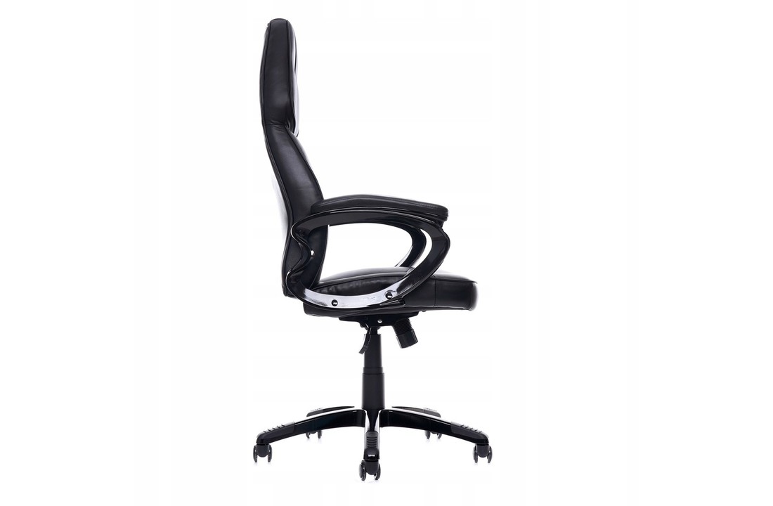 Bureaustoel met tilt functie - zwart - verstelbaar - 129x67x49 cm
