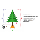 Kunstkerstboom - 250 cm - spar - modulair - groen