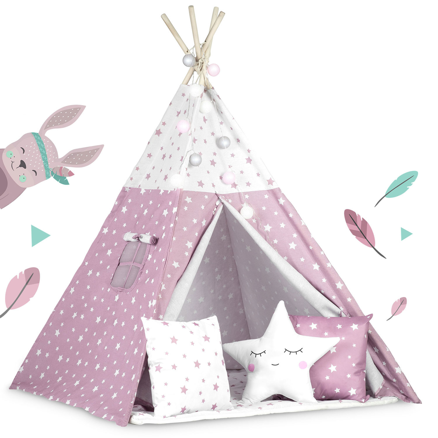 https://cdn.webshopapp.com/shops/307649/files/387451528/7-tipi-speeltent-met-licht--roze-met-sterren.jpg