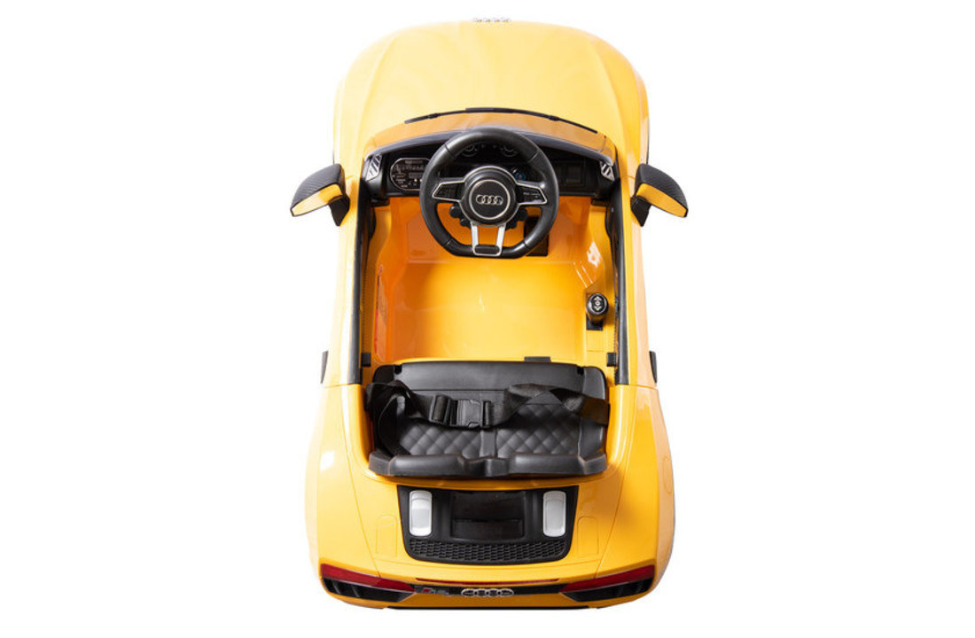 Elektrische kinderauto - Audi R8 Spyder - 2x35W - geel