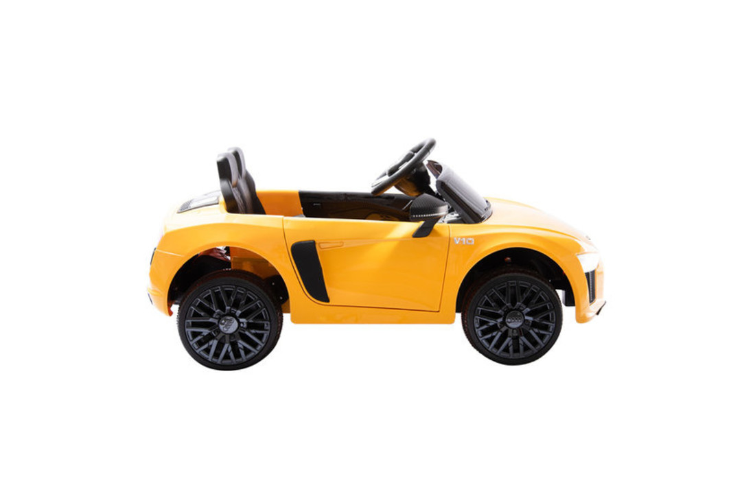 Elektrische kinderauto - Audi R8 Spyder - 2x35W - geel